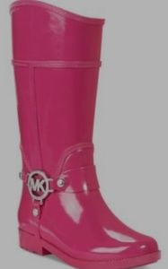 Michael Kors Pink Rainboot